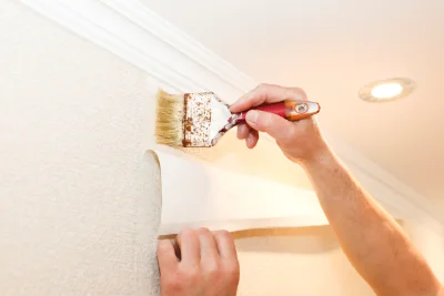 Pose de papier peint à Chambrecy — revêtements muraux et toiles de verre